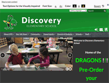 Tablet Screenshot of discoverydragons.org